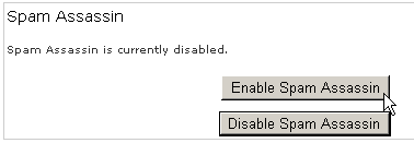 Enabling Spam Assassin